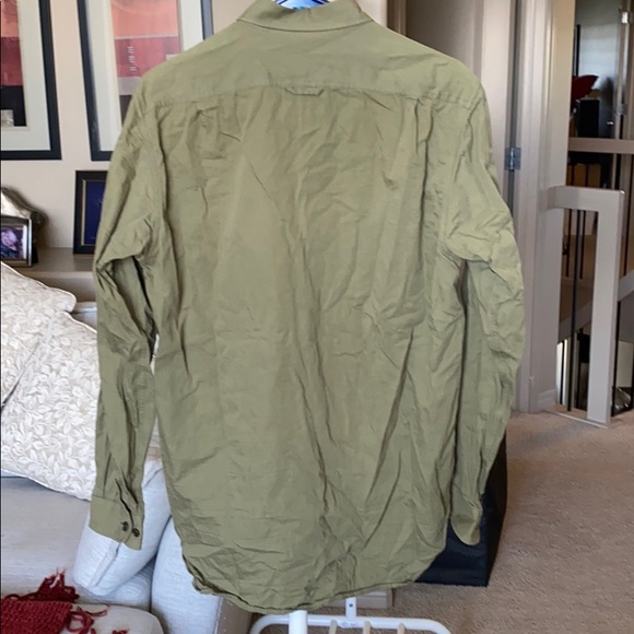 Dries Van Noten Army Green Button Down - Picture 4 of 4